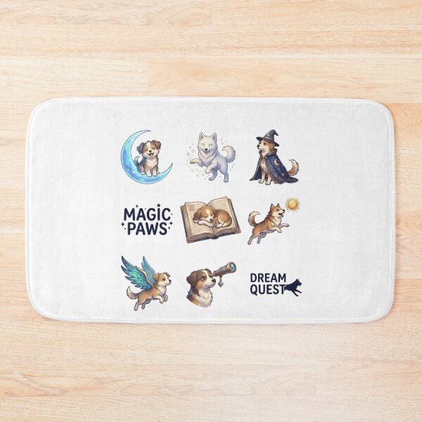 Item preview, Magic Paws Fantasy Dogs - Cute Wizard Canine Adventure Sticker Pack designed and sold by Animer-art1.