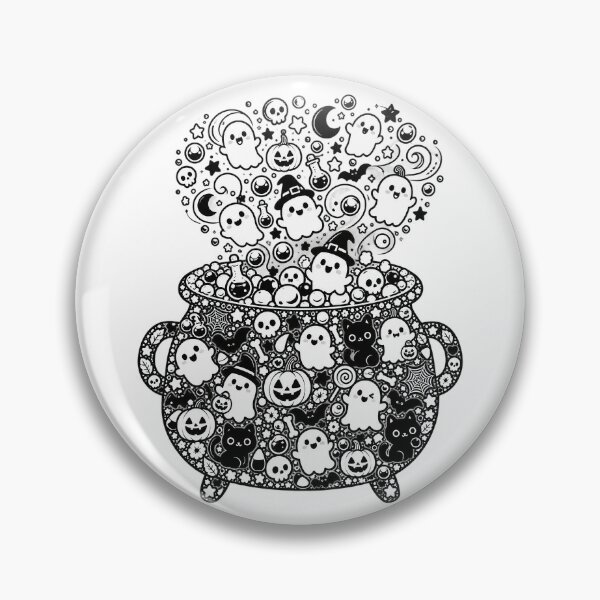 Item preview, HALLOWEEN DOODLE COLLECTION - CAULDRON designed and sold by WheelieGdArt.