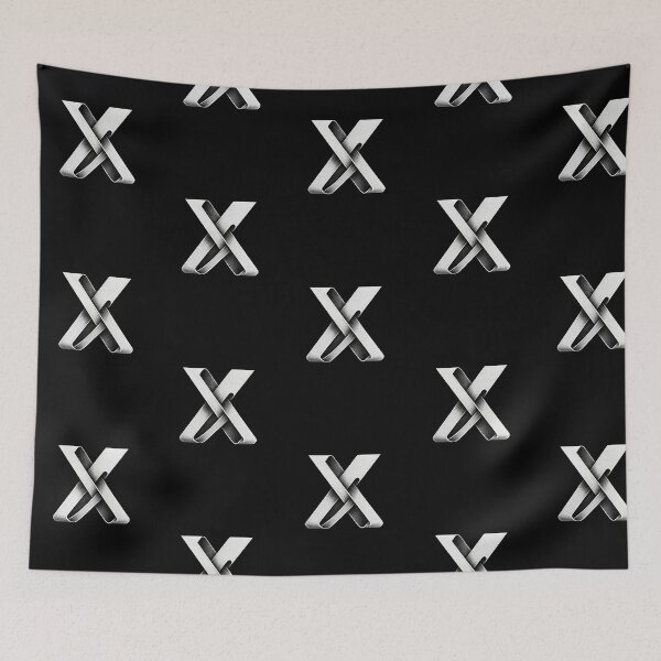 Item preview, 3D Letter X Logo Design | Minimalist Modern Alphabet Monogram designed and sold by Bhinfy.