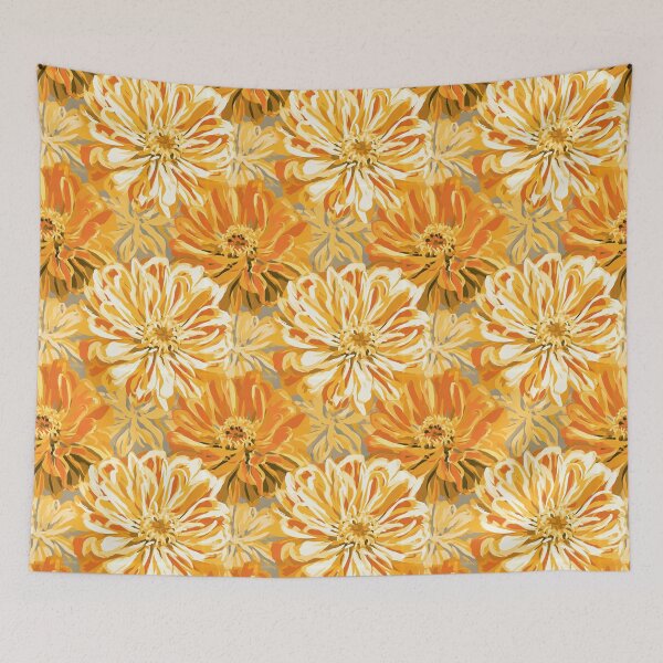 Item preview, Radiant Zinnia Texture - Hawaiian Flower Pattern - Birthday Gift Ideas designed and sold by RoyalStarsPatts.