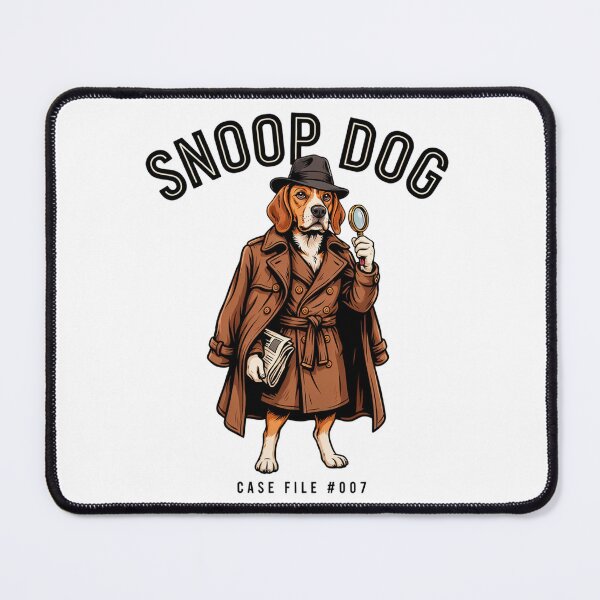 Item preview, Snoop Dog Detective Beagle Trench Coat Case File Funny Pun T-Shirt v6 designed and sold by DBWStudios.