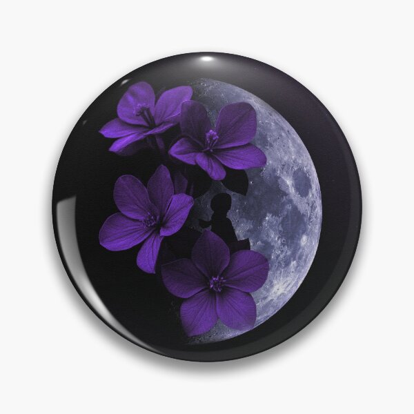 Item preview, Whispers of the Celestial Girl on the Floral Moon designed and sold by aymiracraft.