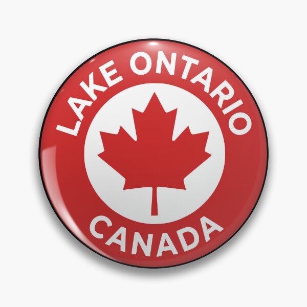 Item preview, Lake Ontario Canada Badge designed and sold by Travelpeak.