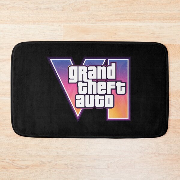 Item preview, GTA 6 Grand Theft Auto 6 Vice City Logo designed and sold by BubblePopRed.