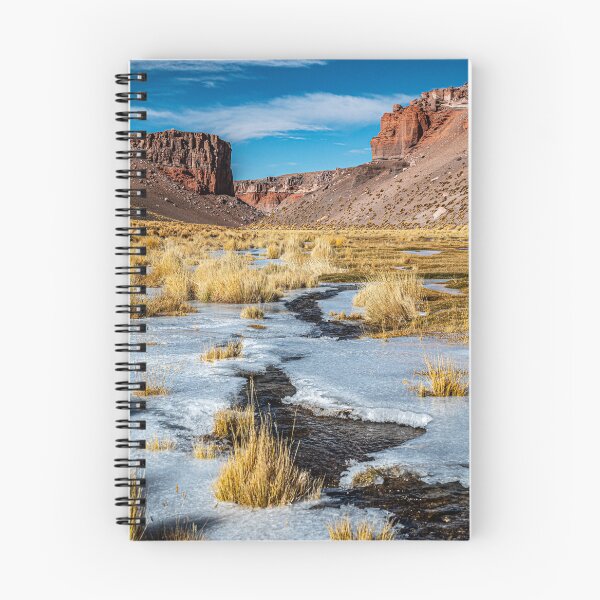 Item preview, Frozen River Quebrada Huaytiquina Salta red rocks designed and sold by Keltoi-art.