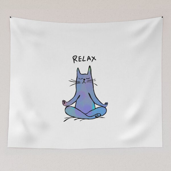Item preview, Relax cat designed and sold by YOUNG DREAM STORE.