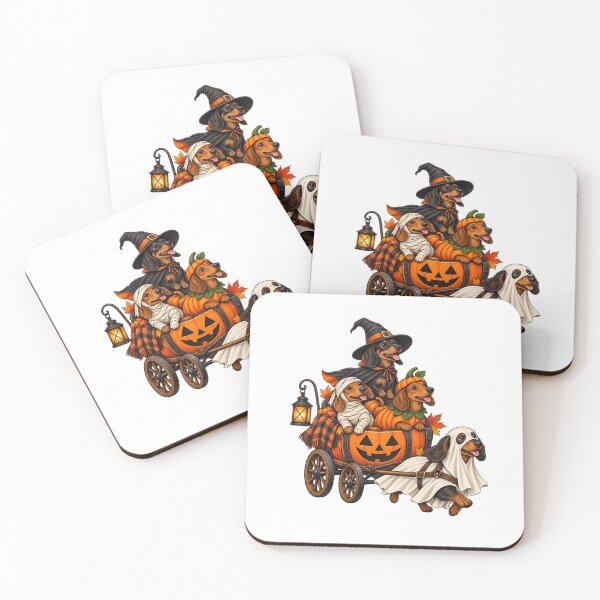 Item preview, Halloween Dachshund Squad – Spooky Dog Costumes designed and sold by afr-saad.