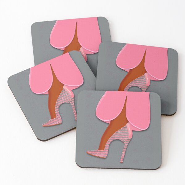 Item preview, Pink trouser and colorful high heel shoe 2 designed and sold by Yamy Morrell Art and Design.