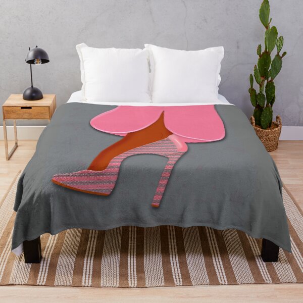 Item preview, Pink trouser and colorful high heel shoe 2 designed and sold by Yamy Morrell Art and Design.
