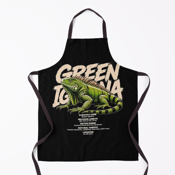 Item preview, Detailed green iguana illustration with facts designed and sold by rafaeltto.