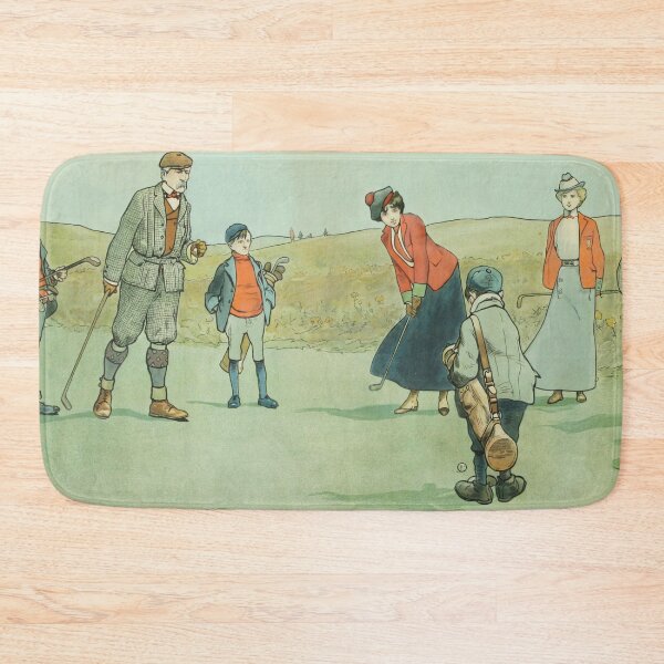 Item preview, Golf Wall Art Vintage Golf Links Illustration by John Hassell designed and sold by RickE.
