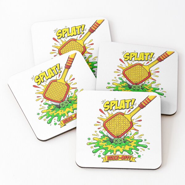Item preview, Bug Buster Smash! Funny Fly Swatter Splat Pop Art Cartoon designed and sold by Csaba1983.