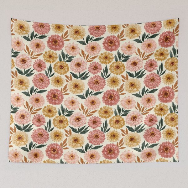 Item preview, Exotic Zinnia  - Birthday Flower Pattern - Birthday Gifts For Girlfriend designed and sold by RoyalStarsPatts.
