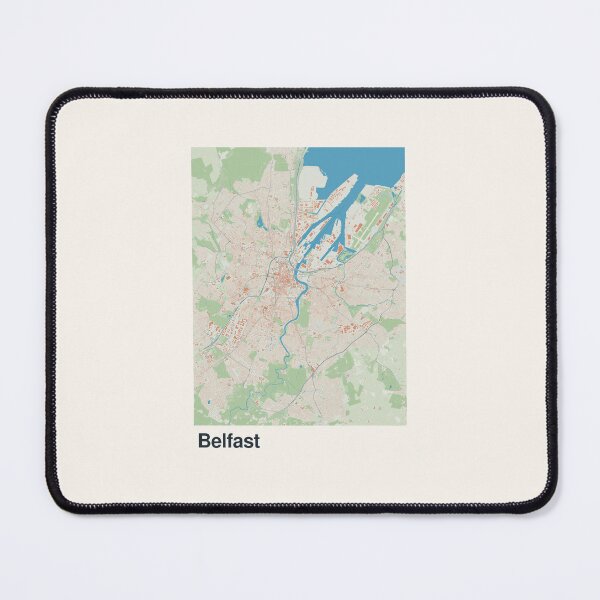Item preview, Belfast Minimalistic Map Art designed and sold by MapsNerd.