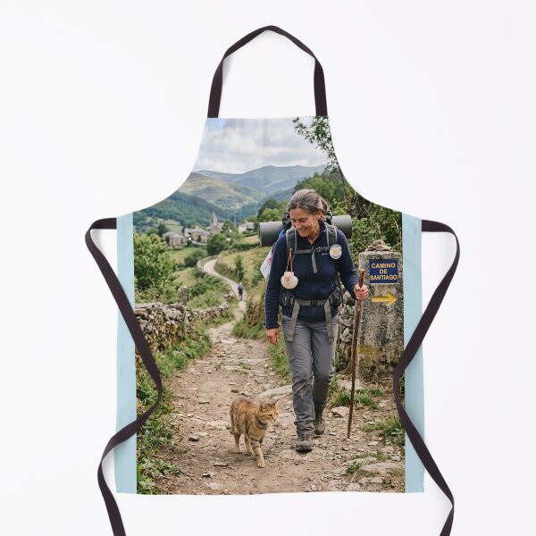 Item preview, Cat walking the Camino de Santiago  designed and sold by WiseBow.