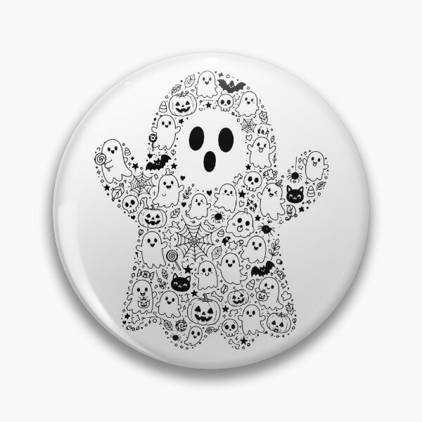 Item preview, HALLOWEEN DOODLE COLLECTION - GHOST v2 designed and sold by WheelieGdArt.