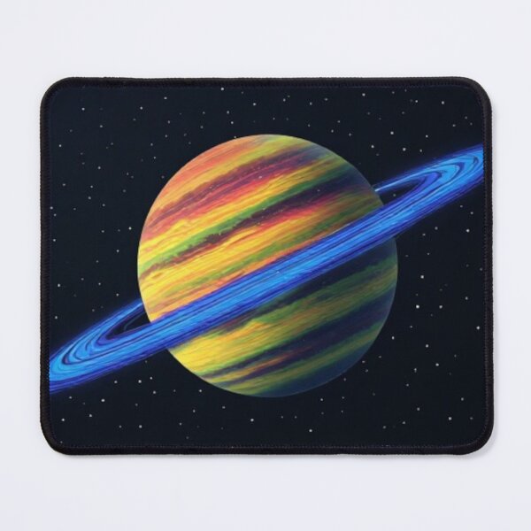Item preview, Yellow-Green Red-Violet Ringed Planet #1 designed and sold by Jadelight's AI Slop.