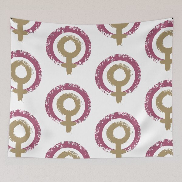 Item preview, Woman Female Symbol Feminist Distressed designed and sold by HYPNK.