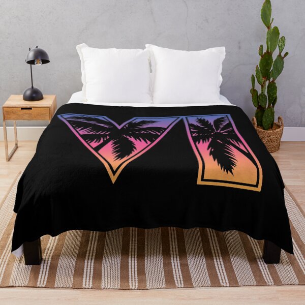 Item preview, GTA 6 Grand Theft Auto 6 Vice City Logo Sunset designed and sold by BubblePopRed.