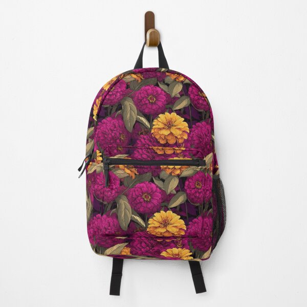 Item preview, Whimsical Zinnia Print - Flower Floral Pattern - Birthday Gifts For Her designed and sold by RoyalStarsPatts.