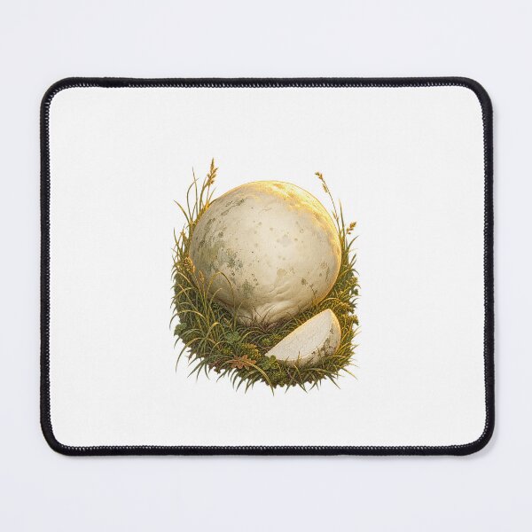 Item preview, Giant Puffball | Autumn Foraging Mushroom Art | Forager Cook Gift designed and sold by Brackenlume Studio.