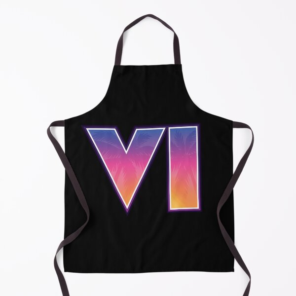 Item preview, GTA 6 Grand Theft Auto 6 Vice City Logo Sunset Gradient designed and sold by BubblePopRed.