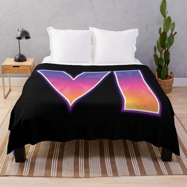 Item preview, GTA 6 Grand Theft Auto 6 Vice City Logo Sunset Gradient designed and sold by BubblePopRed.
