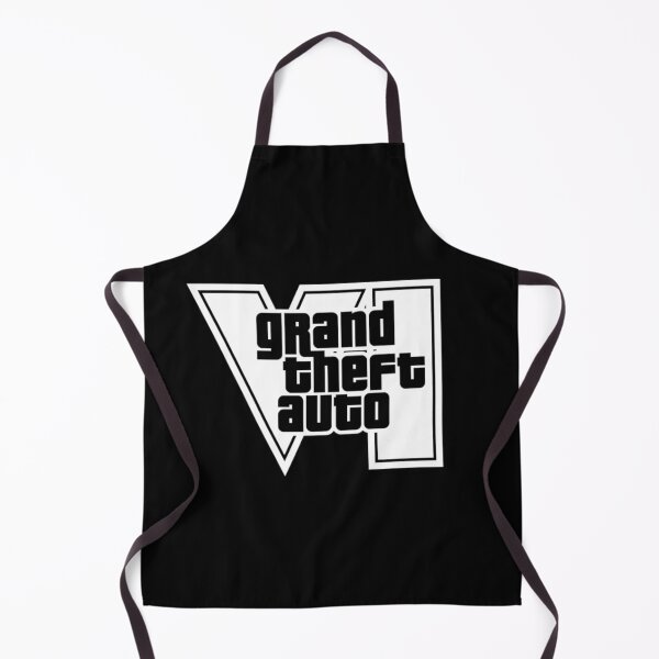 Item preview, GTA 6 Grand Theft Auto 6 Vice City Logo White designed and sold by BubblePopRed.