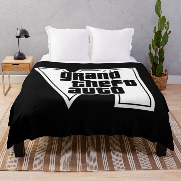 Item preview, GTA 6 Grand Theft Auto 6 Vice City Logo White designed and sold by BubblePopRed.