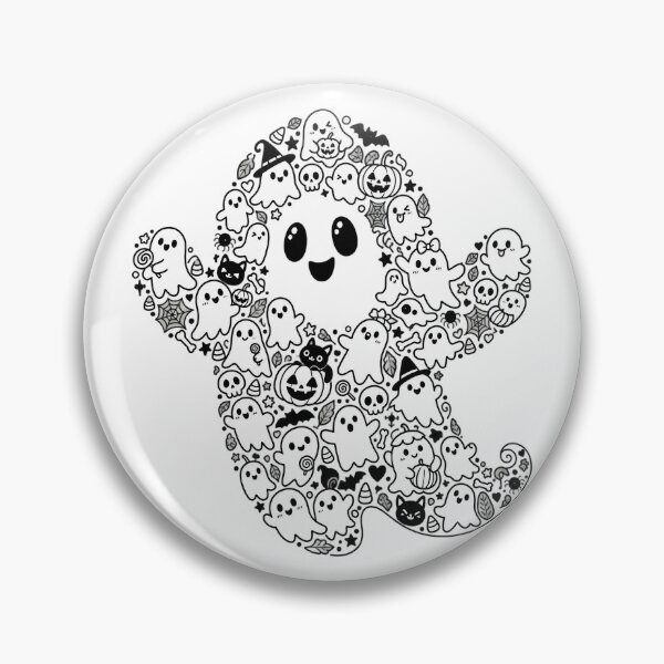 Item preview, HALLOWEEN DOODLE COLLECTION - GHOST v3 designed and sold by WheelieGdArt.