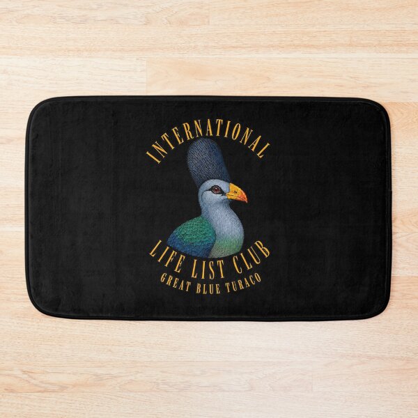 Item preview, Great Blue Turaco – International Life List Club designed and sold by American Fieldmark Studio.