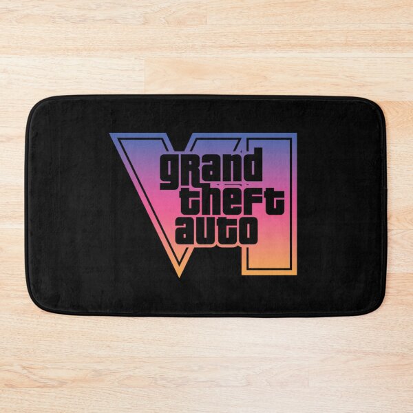 Item preview, GTA 6 Grand Theft Auto 6 Vice City Logo Sunset designed and sold by BubblePopRed.