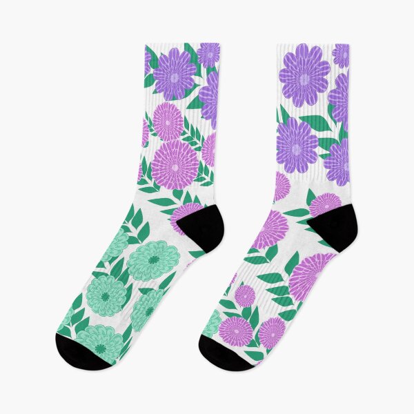 Item preview, Colorful Blooming Flower Collection with Green Leaves designed and sold by Ei-Ei.