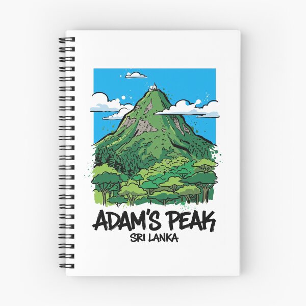 Item preview, Adam's Peak Sacred Mountain Sri Lanka Art designed and sold by Merch by Das Design Studio.