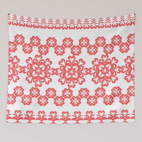 Item preview, Colección de bordes de encaje floral ornamental Living Coral designed and sold by Ei-Ei.