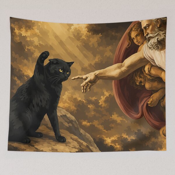 Item preview, The Creation of the Cat designed and sold by andrewccrow.