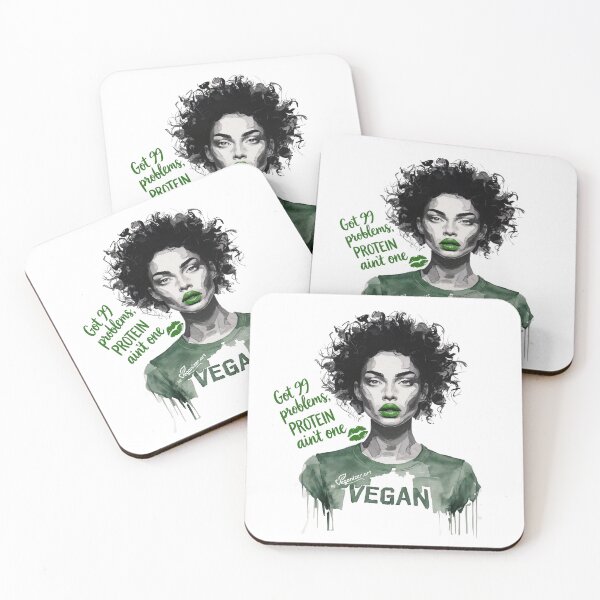 Item preview, Got 99 Problems Protein Ain't One Vegan designed and sold by Veganizer.art.
