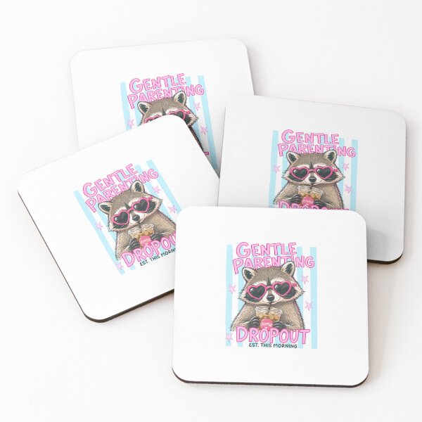 Item preview, Gentle Parenting Coffee Raccoon designed and sold by sazuii.
