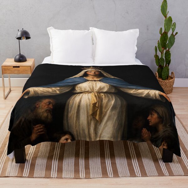 Item preview, Under St. Mary's Mantle | Our Lady Refuge of Sinners designed and sold by ✠Extra✠Ecclesiam✠Nulla✠Salus✠.