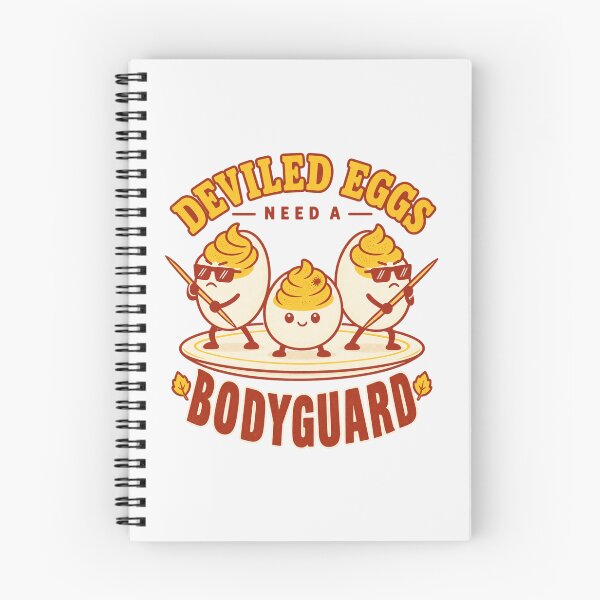 Item preview, Deviled Eggs Need a Bodyguard, Thanksgiving Food Tee designed and sold by PhylonBoxx.