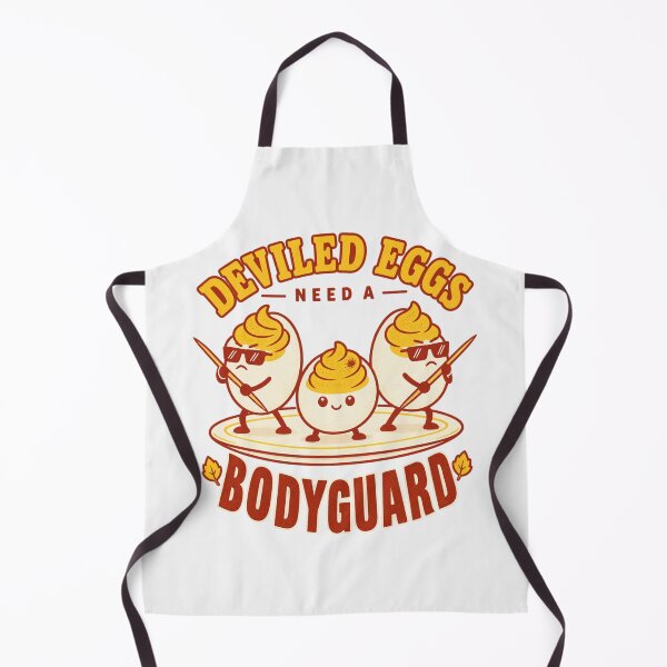 Item preview, Deviled Eggs Need a Bodyguard, Thanksgiving Food Tee designed and sold by PhylonBoxx.