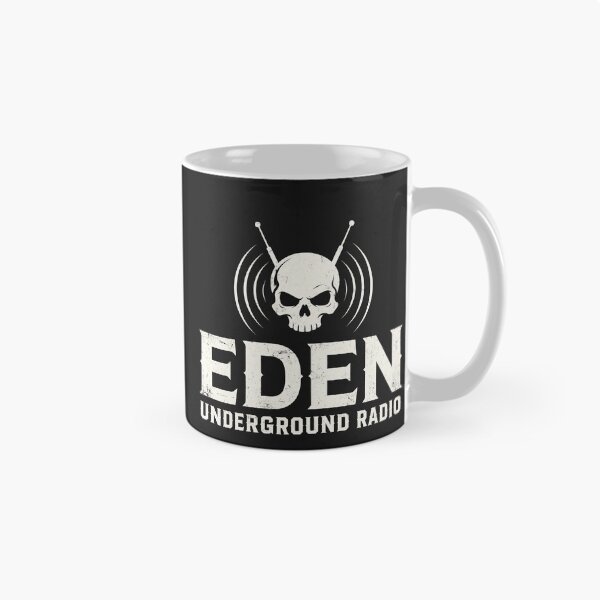Item preview, Eden Underground Radio Distressed Skull Logo designed and sold by Eden Underground Radio (Official Merch).
