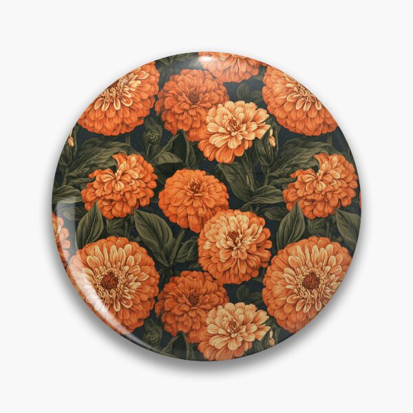 Item preview, Delicate Zinnia Print - Tropical Flower Pattern - Christmas Gift Ideas designed and sold by RoyalStarsPatts.