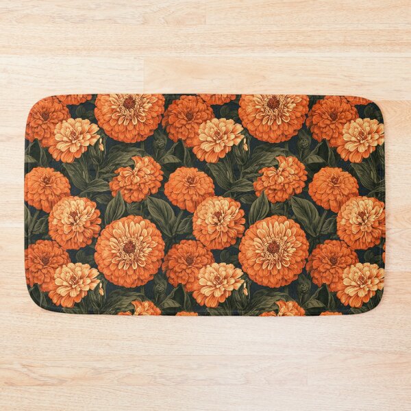 Item preview, Delicate Zinnia Print - Tropical Flower Pattern - Christmas Gift Ideas designed and sold by RoyalStarsPatts.