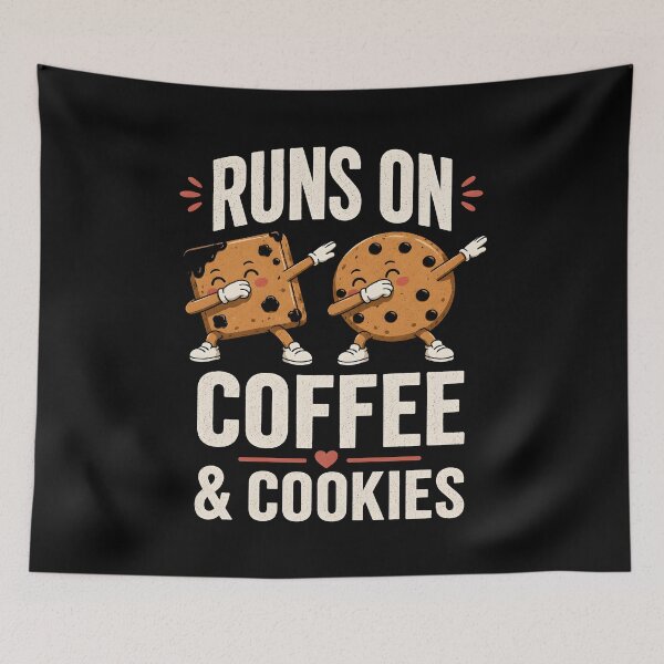 Item preview, Runs on Coffee and Cookies  designed and sold by a-turner-paint.