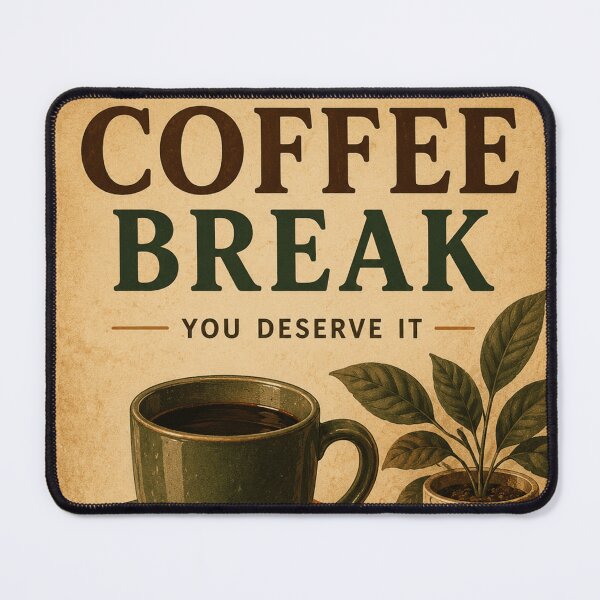 Item preview, Coffee Break Vintage Poster – Motivational Coffee Office Wall Art  designed and sold by Watchyyy.