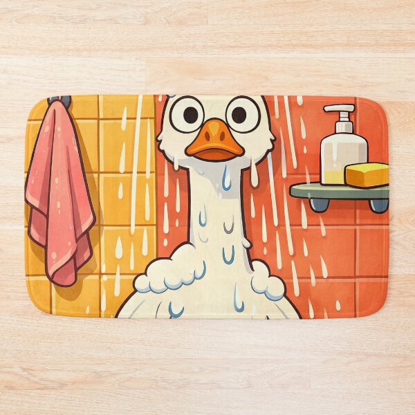 Item preview, Goose taking a shower designed and sold by andrewccrow.