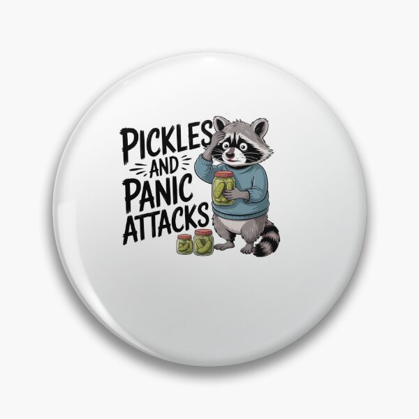 Item preview, Pickles and Panic Funny Raccoon designed and sold by sazuii.