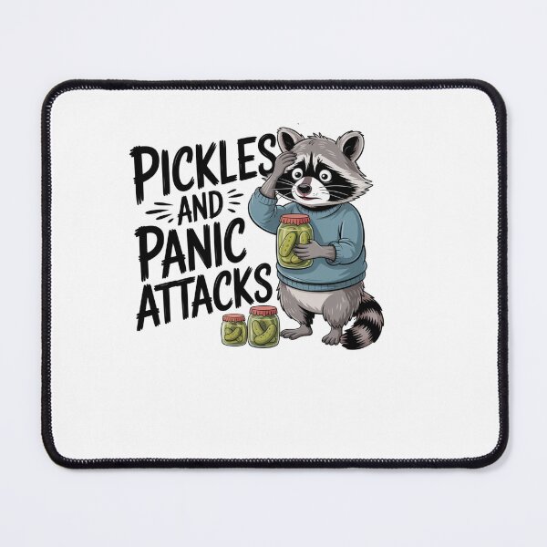 Item preview, Pickles and Panic Funny Raccoon designed and sold by sazuii.