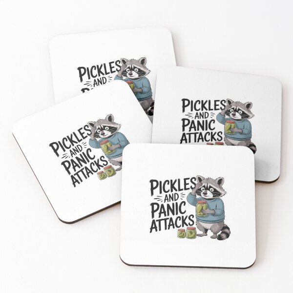 Item preview, Pickles and Panic Funny Raccoon designed and sold by sazuii.